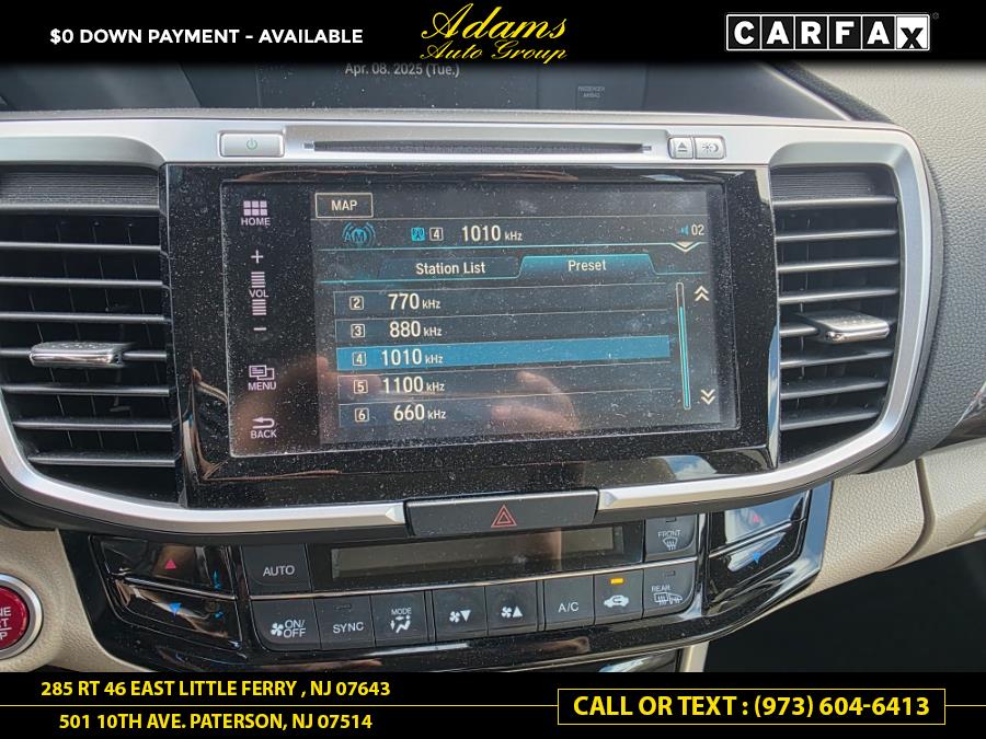 2016 Honda Accord Sedan 4dr V6 Auto EX-L w/Navi & Honda Sensing, available for sale in Paterson, New Jersey | Adams Auto Group. Paterson, New Jersey 2016 Honda Accord Sedan 4dr V6 Auto EX-L w/Navi & Honda Sensing, available for sale in Paterson, New Jersey | Adams Auto Group. Paterson, New Jersey