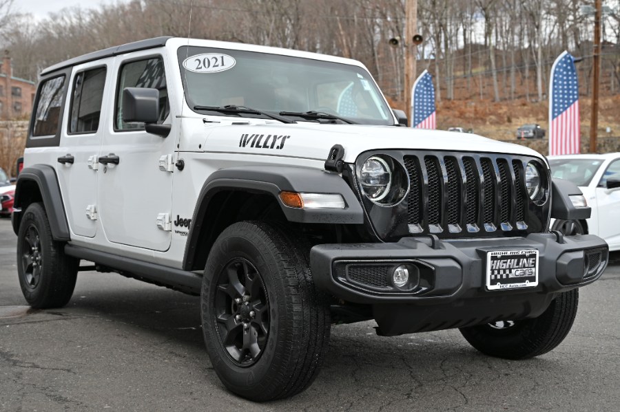 2021 Jeep Wrangler Unlimited Willys Sport 4x4, available for sale in Waterbury, Connecticut | Highline Car Connection. Waterbury, Connecticut 2021 Jeep Wrangler Unlimited Willys Sport 4x4, available for sale in Waterbury, Connecticut | Highline Car Connection. Waterbury, Connecticut