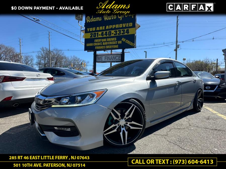 2017 Honda Accord Sedan Sport CVT, available for sale in Paterson, New Jersey | Adams Auto Group. Paterson, New Jersey 2017 Honda Accord Sedan Sport CVT, available for sale in Paterson, New Jersey | Adams Auto Group. Paterson, New Jersey