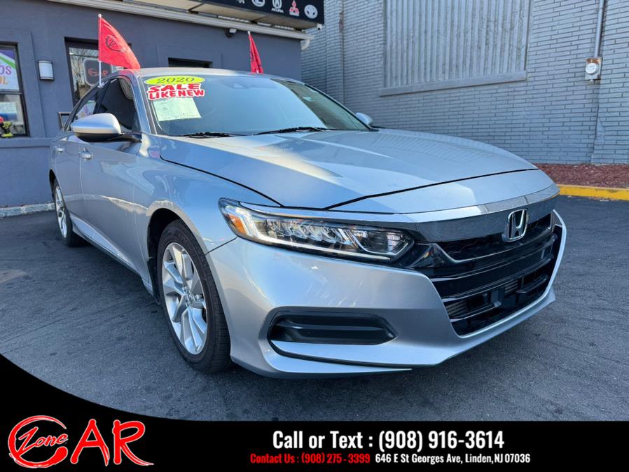 2020 Honda Accord Sedan LX 1.5T CVT, available for sale in Linden, New Jersey | Car Zone. Linden, New Jersey 2020 Honda Accord Sedan LX 1.5T CVT, available for sale in Linden, New Jersey | Car Zone. Linden, New Jersey