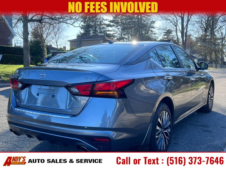2023 Nissan Altima 2.5 SV AWD Sedan, available for sale in West Hempstead, New York | Andy's Woodfield. West Hempstead, New York 2023 Nissan Altima 2.5 SV AWD Sedan, available for sale in West Hempstead, New York | Andy's Woodfield. West Hempstead, New York