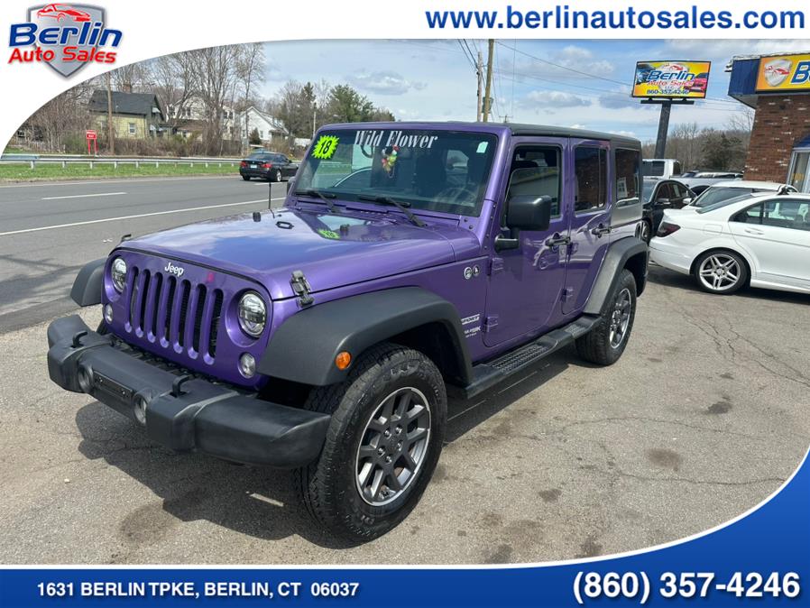 2018 Jeep Wrangler JK Unlimited Sport S 4x4, available for sale in Berlin, Connecticut | Berlin Auto Sales LLC. Berlin, Connecticut 2018 Jeep Wrangler JK Unlimited Sport S 4x4, available for sale in Berlin, Connecticut | Berlin Auto Sales LLC. Berlin, Connecticut