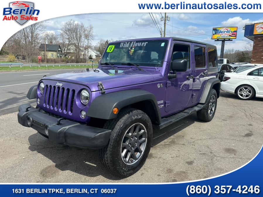 2018 Jeep Wrangler JK Unlimited Sport S 4x4, available for sale in Berlin, Connecticut | Berlin Auto Sales LLC. Berlin, Connecticut 2018 Jeep Wrangler JK Unlimited Sport S 4x4, available for sale in Berlin, Connecticut | Berlin Auto Sales LLC. Berlin, Connecticut