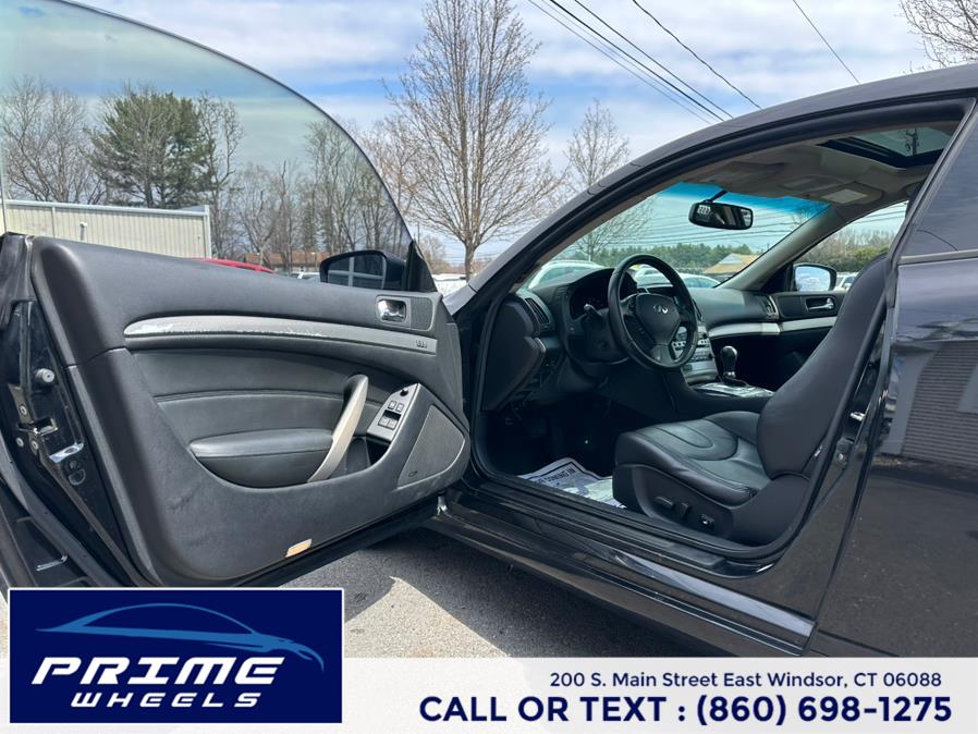 2010 Infiniti G37 Coupe 2dr x AWD, available for sale in East Windsor, Connecticut | Prime Wheels. East Windsor, Connecticut 2010 Infiniti G37 Coupe 2dr x AWD, available for sale in East Windsor, Connecticut | Prime Wheels. East Windsor, Connecticut