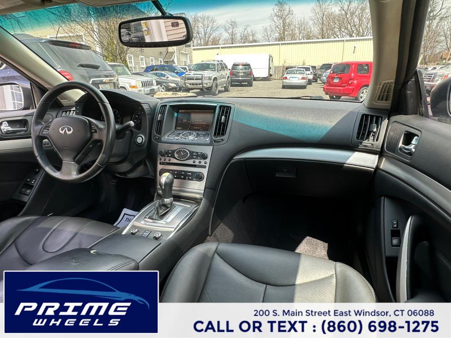 2010 Infiniti G37 Coupe 2dr x AWD, available for sale in East Windsor, Connecticut | Prime Wheels. East Windsor, Connecticut 2010 Infiniti G37 Coupe 2dr x AWD, available for sale in East Windsor, Connecticut | Prime Wheels. East Windsor, Connecticut