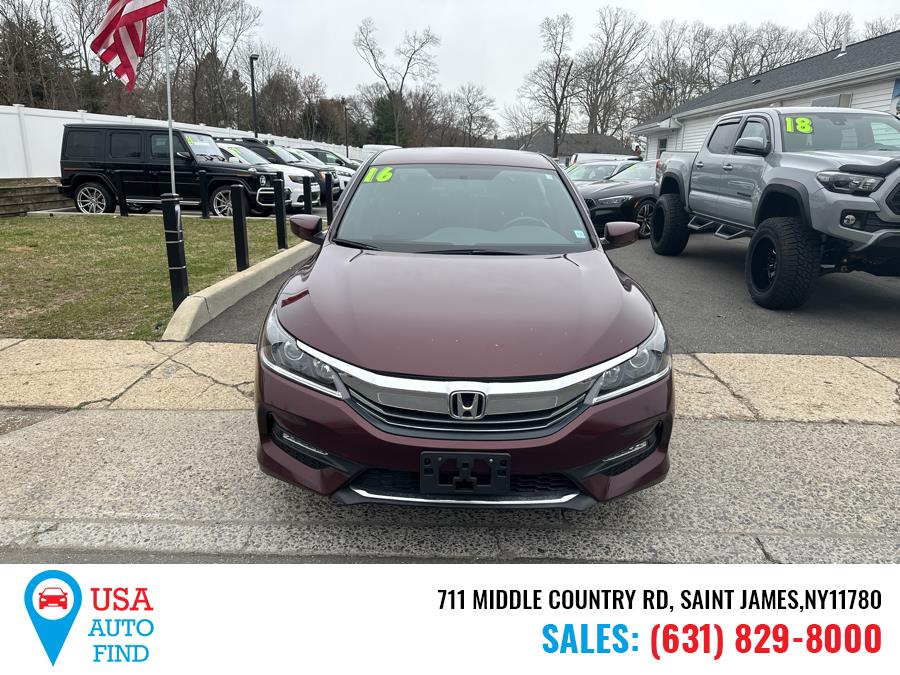 2016 Honda Accord Sedan 4dr I4 CVT Sport, available for sale in Saint James, New York | USA Auto Find. Saint James, New York 2016 Honda Accord Sedan 4dr I4 CVT Sport, available for sale in Saint James, New York | USA Auto Find. Saint James, New York