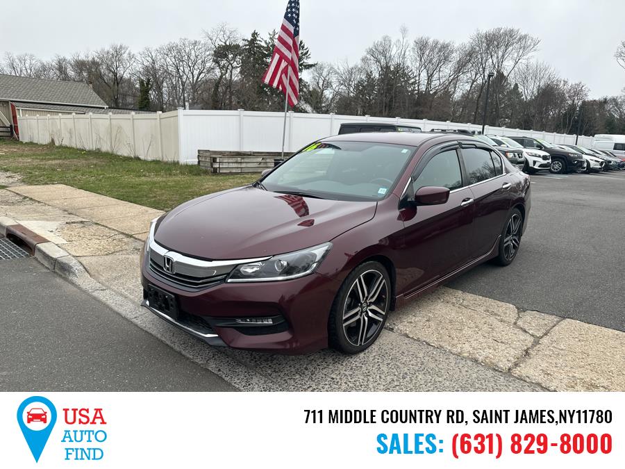 2016 Honda Accord Sedan 4dr I4 CVT Sport, available for sale in Saint James, New York | USA Auto Find. Saint James, New York 2016 Honda Accord Sedan 4dr I4 CVT Sport, available for sale in Saint James, New York | USA Auto Find. Saint James, New York