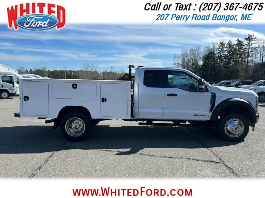 2025 Ford Super Duty F-450 DRW XL 4WD SuperCab 168" WB 60" CA 9' Service Body, available for sale in Bangor, Maine | Whited Ford. Bangor, Maine 2025 Ford Super Duty F-450 DRW XL 4WD SuperCab 168" WB 60" CA 9' Service Body, available for sale in Bangor, Maine | Whited Ford. Bangor, Maine