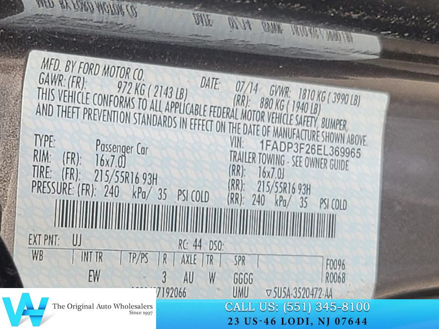 2014 Ford Focus 4dr Sdn SE, available for sale in Lodi, New Jersey | AW Auto & Truck Wholesalers, Inc. Lodi, New Jersey 2014 Ford Focus 4dr Sdn SE, available for sale in Lodi, New Jersey | AW Auto & Truck Wholesalers, Inc. Lodi, New Jersey
