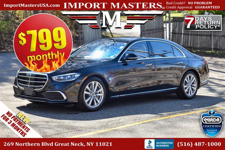 2022 Mercedes-benz S-class S 500 4MATIC AWD 4dr Sedan, available for sale in Great Neck, New York | Camy Cars. Great Neck, New York 2022 Mercedes-benz S-class S 500 4MATIC AWD 4dr Sedan, available for sale in Great Neck, New York | Camy Cars. Great Neck, New York