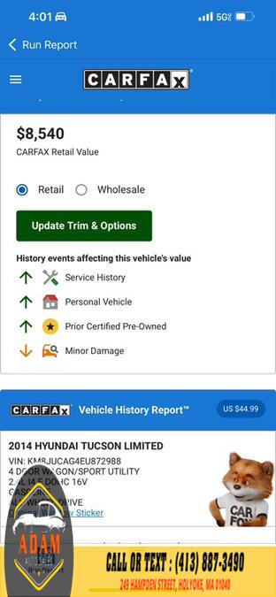 2014 Hyundai Tucson AWD 4dr SE PZEV, available for sale in Holyoke, Massachusetts | Adam Auto Sales. Holyoke, Massachusetts 2014 Hyundai Tucson AWD 4dr SE PZEV, available for sale in Holyoke, Massachusetts | Adam Auto Sales. Holyoke, Massachusetts