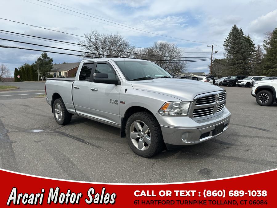 2015 Ram 1500 4WD Quad Cab 140.5" Big Horn, available for sale in Tolland, Connecticut | Arcari Motor Sales. Tolland, Connecticut 2015 Ram 1500 4WD Quad Cab 140.5" Big Horn, available for sale in Tolland, Connecticut | Arcari Motor Sales. Tolland, Connecticut