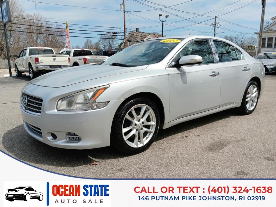 2011 Nissan Maxima 4dr Sdn V6 CVT 3.5 SV w/Premium Pkg, available for sale in Johnston, Rhode Island | Ocean State Auto Sales. Johnston, Rhode Island 2011 Nissan Maxima 4dr Sdn V6 CVT 3.5 SV w/Premium Pkg, available for sale in Johnston, Rhode Island | Ocean State Auto Sales. Johnston, Rhode Island
