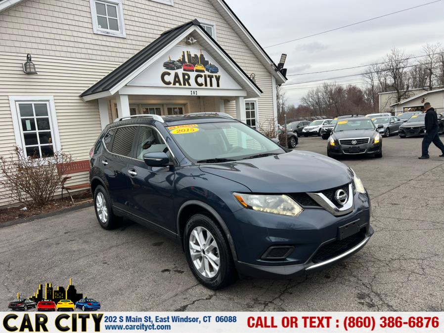 2015 Nissan Rogue AWD 4dr SV, available for sale in East Windsor, Connecticut | Car City LLC. East Windsor, Connecticut 2015 Nissan Rogue AWD 4dr SV, available for sale in East Windsor, Connecticut | Car City LLC. East Windsor, Connecticut