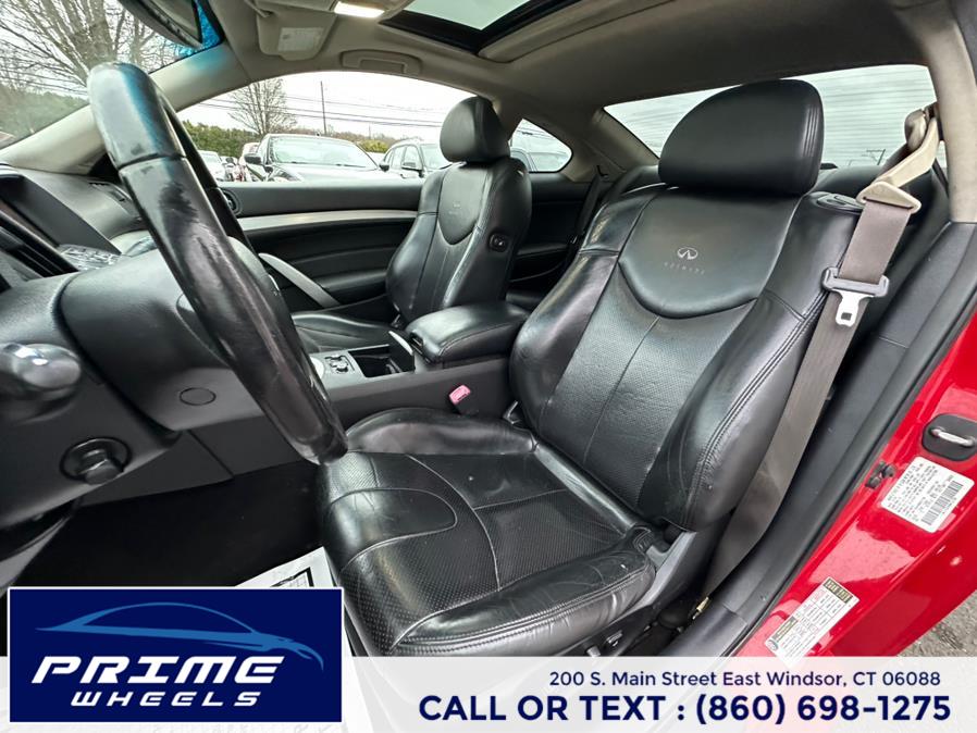 2009 Infiniti G37 Coupe 2dr x AWD, available for sale in East Windsor, Connecticut | Prime Wheels. East Windsor, Connecticut 2009 Infiniti G37 Coupe 2dr x AWD, available for sale in East Windsor, Connecticut | Prime Wheels. East Windsor, Connecticut