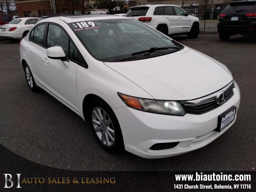 2012 Honda Civic Sdn 4dr Auto EX, available for sale in Bohemia, New York | B I Auto Sales. Bohemia, New York 2012 Honda Civic Sdn 4dr Auto EX, available for sale in Bohemia, New York | B I Auto Sales. Bohemia, New York