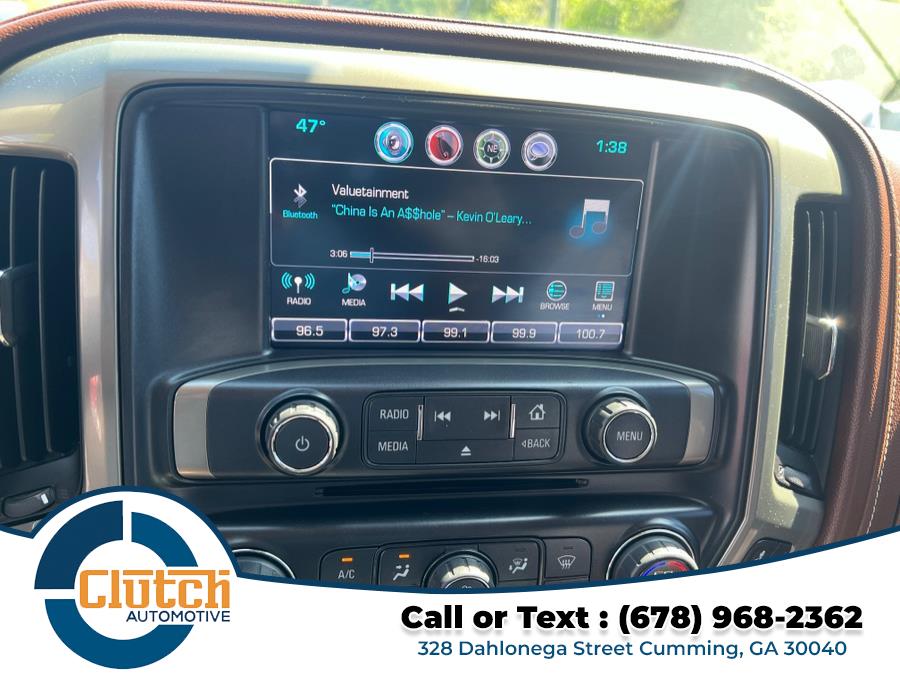2016 Chevrolet Silverado 1500 2WD Crew Cab 153.0" High Country, available for sale in Cumming, Georgia | Clutch Automotive. Cumming, Georgia 2016 Chevrolet Silverado 1500 2WD Crew Cab 153.0" High Country, available for sale in Cumming, Georgia | Clutch Automotive. Cumming, Georgia