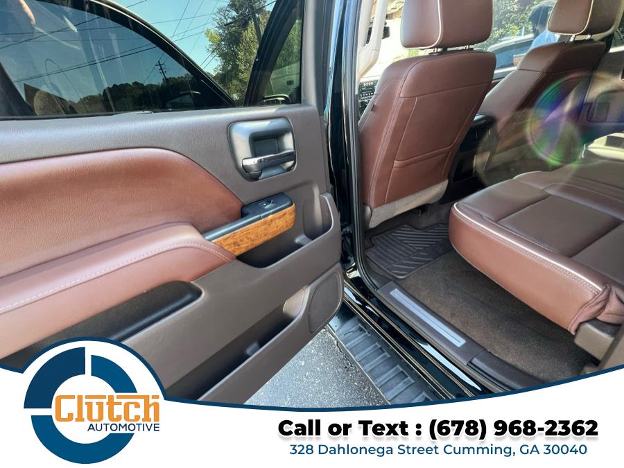 2016 Chevrolet Silverado 1500 2WD Crew Cab 153.0" High Country, available for sale in Cumming, Georgia | Clutch Automotive. Cumming, Georgia 2016 Chevrolet Silverado 1500 2WD Crew Cab 153.0" High Country, available for sale in Cumming, Georgia | Clutch Automotive. Cumming, Georgia