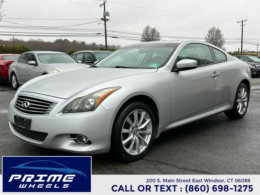 2012 Infiniti G37 Coupe 2dr x AWD, available for sale in East Windsor, Connecticut | Prime Wheels. East Windsor, Connecticut 2012 Infiniti G37 Coupe 2dr x AWD, available for sale in East Windsor, Connecticut | Prime Wheels. East Windsor, Connecticut