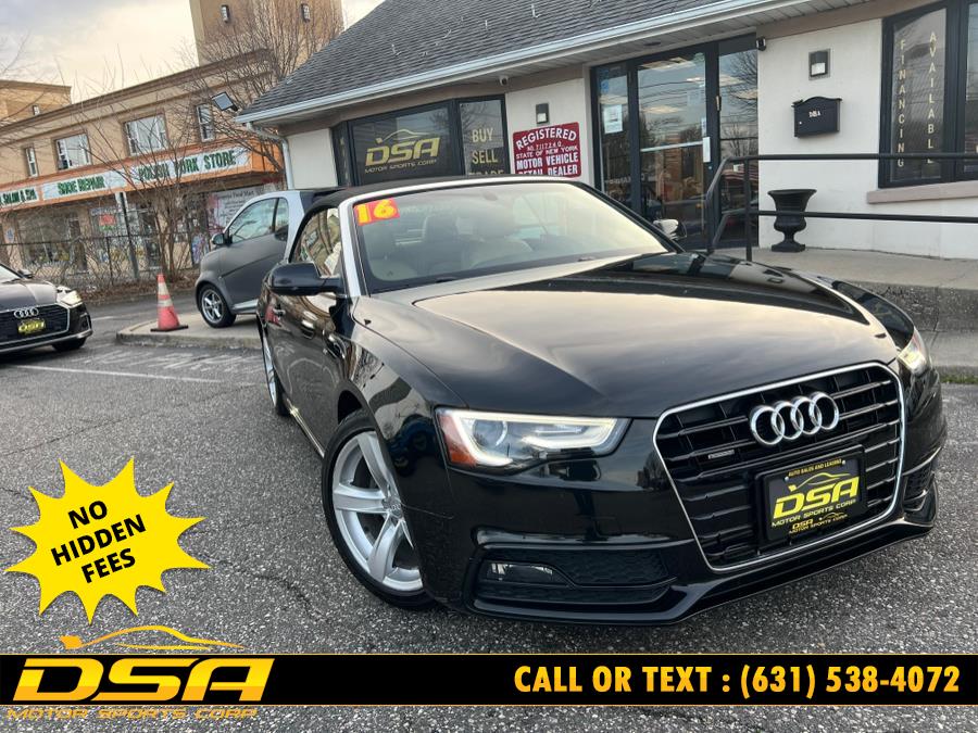 2016 Audi A5 2dr Cabriolet Auto Premium Plus, available for sale in Commack, New York | DSA Motor Sports Corp. Commack, New York 2016 Audi A5 2dr Cabriolet Auto Premium Plus, available for sale in Commack, New York | DSA Motor Sports Corp. Commack, New York