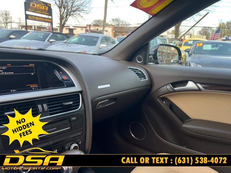 2016 Audi A5 2dr Cabriolet Auto Premium Plus, available for sale in Commack, New York | DSA Motor Sports Corp. Commack, New York 2016 Audi A5 2dr Cabriolet Auto Premium Plus, available for sale in Commack, New York | DSA Motor Sports Corp. Commack, New York