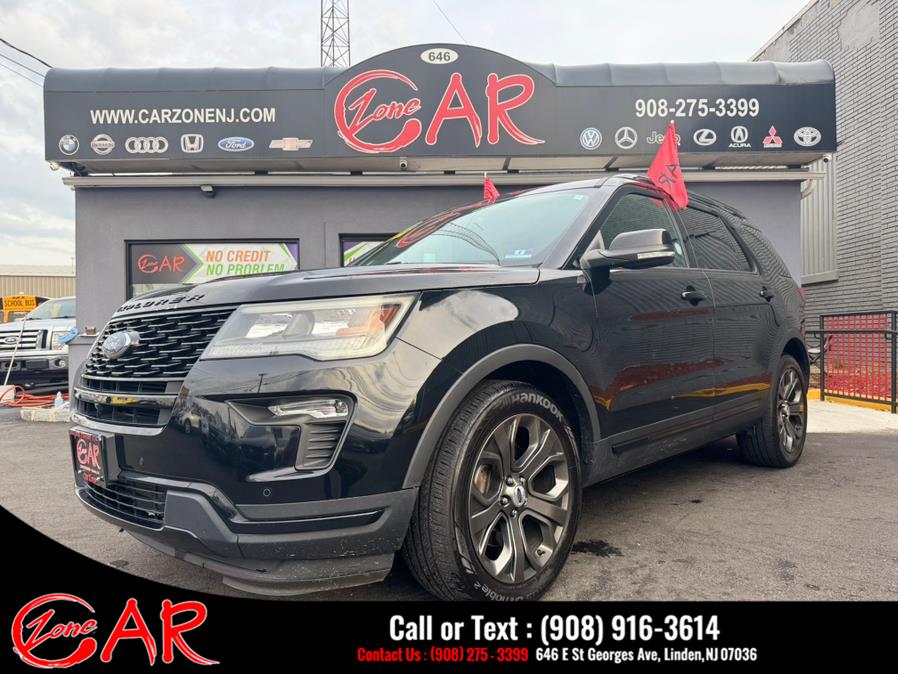 2018 Ford Explorer Sport 4WD, available for sale in Linden, New Jersey | Car Zone. Linden, New Jersey 2018 Ford Explorer Sport 4WD, available for sale in Linden, New Jersey | Car Zone. Linden, New Jersey