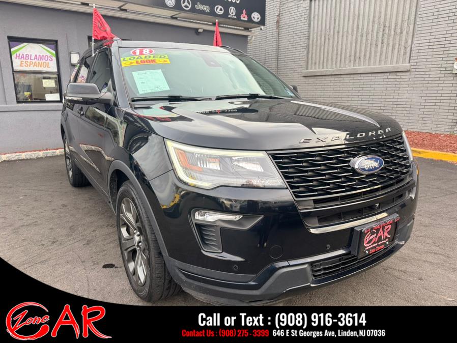 2018 Ford Explorer Sport 4WD, available for sale in Linden, New Jersey | Car Zone. Linden, New Jersey 2018 Ford Explorer Sport 4WD, available for sale in Linden, New Jersey | Car Zone. Linden, New Jersey