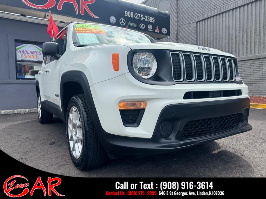 2022 Jeep Renegade Sport 4x4, available for sale in Linden, New Jersey | Car Zone. Linden, New Jersey 2022 Jeep Renegade Sport 4x4, available for sale in Linden, New Jersey | Car Zone. Linden, New Jersey