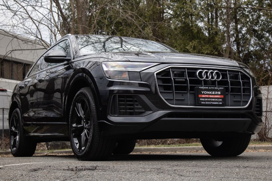 2019 Audi Q8 Premium Plus 55 TFSI quattro, available for sale in Flushing, New York | Silverline Auto Group. Flushing, New York 2019 Audi Q8 Premium Plus 55 TFSI quattro, available for sale in Flushing, New York | Silverline Auto Group. Flushing, New York