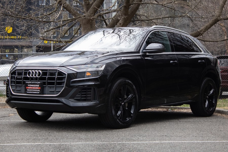 2019 Audi Q8 Premium Plus 55 TFSI quattro, available for sale in Flushing, New York | Silverline Auto Group. Flushing, New York 2019 Audi Q8 Premium Plus 55 TFSI quattro, available for sale in Flushing, New York | Silverline Auto Group. Flushing, New York