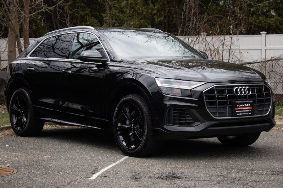 2019 Audi Q8 Premium Plus 55 TFSI quattro, available for sale in Flushing, New York | Silverline Auto Group. Flushing, New York 2019 Audi Q8 Premium Plus 55 TFSI quattro, available for sale in Flushing, New York | Silverline Auto Group. Flushing, New York