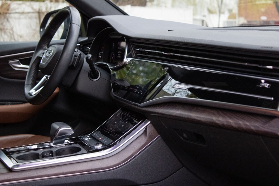 2019 Audi Q8 Premium Plus 55 TFSI quattro, available for sale in Flushing, New York | Silverline Auto Group. Flushing, New York 2019 Audi Q8 Premium Plus 55 TFSI quattro, available for sale in Flushing, New York | Silverline Auto Group. Flushing, New York