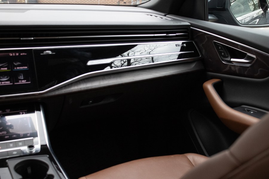 2019 Audi Q8 Premium Plus 55 TFSI quattro, available for sale in Flushing, New York | Silverline Auto Group. Flushing, New York 2019 Audi Q8 Premium Plus 55 TFSI quattro, available for sale in Flushing, New York | Silverline Auto Group. Flushing, New York