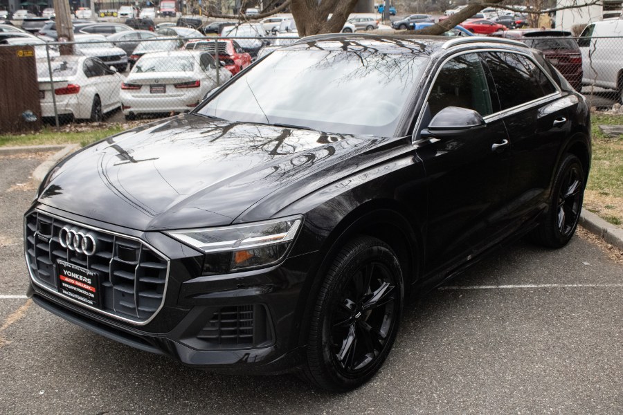 2019 Audi Q8 Premium Plus 55 TFSI quattro, available for sale in Flushing, New York | Silverline Auto Group. Flushing, New York 2019 Audi Q8 Premium Plus 55 TFSI quattro, available for sale in Flushing, New York | Silverline Auto Group. Flushing, New York