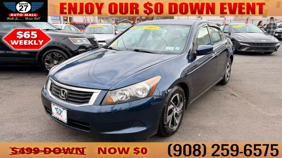 2009 Honda Accord LX Sedan 4D, available for sale in Linden, New Jersey | Route 27 Auto Mall. Linden, New Jersey 2009 Honda Accord LX Sedan 4D, available for sale in Linden, New Jersey | Route 27 Auto Mall. Linden, New Jersey