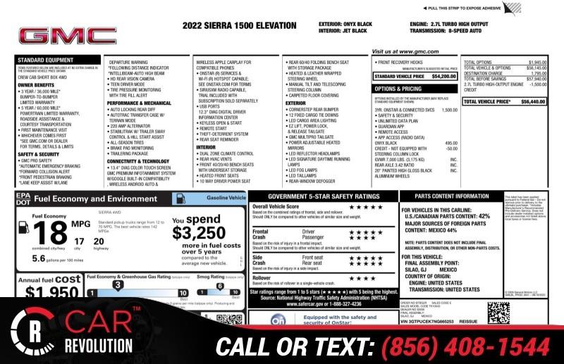 2022 GMC Sierra 1500 4wd Elevation, available for sale in Maple Shade, New Jersey | Car Revolution. Maple Shade, New Jersey 2022 GMC Sierra 1500 4wd Elevation, available for sale in Maple Shade, New Jersey | Car Revolution. Maple Shade, New Jersey