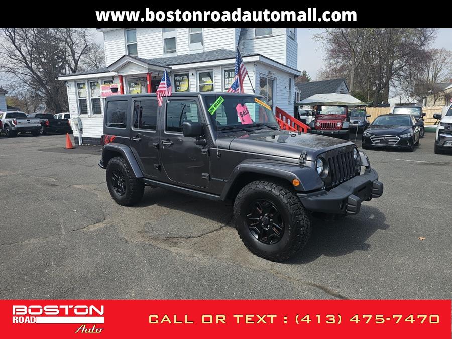 2016 Jeep Wrangler Unlimited 4WD 4dr 75th Anniversary, available for sale in Springfield, Massachusetts | Boston Road Auto. Springfield, Massachusetts 2016 Jeep Wrangler Unlimited 4WD 4dr 75th Anniversary, available for sale in Springfield, Massachusetts | Boston Road Auto. Springfield, Massachusetts