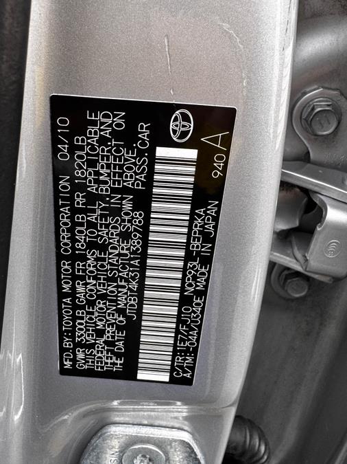 2010 Toyota Yaris 4dr Sdn Auto, available for sale in New Milford, Connecticut | Faustos Auto Body and Repairs LLC. New Milford, Connecticut 2010 Toyota Yaris 4dr Sdn Auto, available for sale in New Milford, Connecticut | Faustos Auto Body and Repairs LLC. New Milford, Connecticut