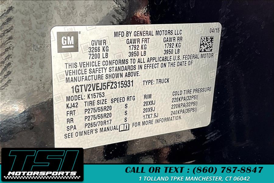 2015 GMC Sierra 1500 4WD Double Cab 143.5" SLT, available for sale in Manchester, Connecticut | TSI Motorsports. Manchester, Connecticut 2015 GMC Sierra 1500 4WD Double Cab 143.5" SLT, available for sale in Manchester, Connecticut | TSI Motorsports. Manchester, Connecticut