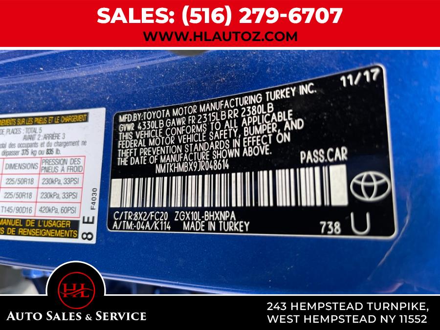 2018 Toyota C-HR XLE Premium FWD (Natl), available for sale in West Hempstead, New York | HL Auto Sales and Service LLC. West Hempstead, New York 2018 Toyota C-HR XLE Premium FWD (Natl), available for sale in West Hempstead, New York | HL Auto Sales and Service LLC. West Hempstead, New York