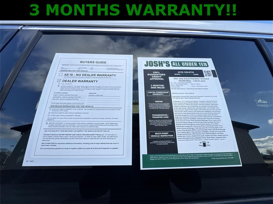 2021 Jeep Grand Cherokee l Overland, available for sale in Elida, Ohio | Josh's All Under Ten LLC. Elida, Ohio 2021 Jeep Grand Cherokee l Overland, available for sale in Elida, Ohio | Josh's All Under Ten LLC. Elida, Ohio