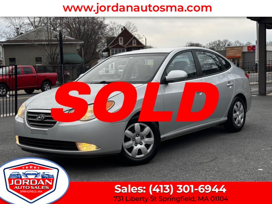 2008 Hyundai Elantra 4dr Sdn Auto GLS, available for sale in Springfield, Massachusetts | Jordan Auto Sales. Springfield, Massachusetts 2008 Hyundai Elantra 4dr Sdn Auto GLS, available for sale in Springfield, Massachusetts | Jordan Auto Sales. Springfield, Massachusetts