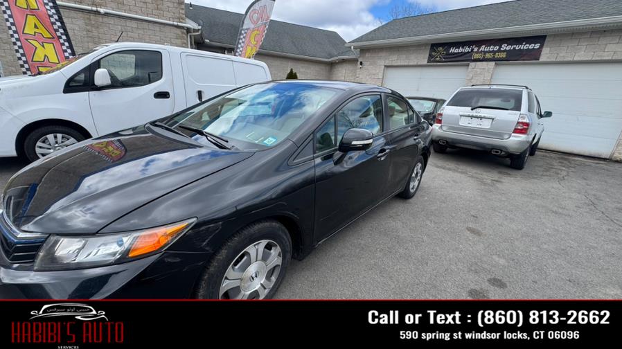 2012 Honda Civic Hybrid 4dr Sdn L4 CVT, available for sale in Windsor Locks, Connecticut | Habibis Auto Sales. Windsor Locks, Connecticut 2012 Honda Civic Hybrid 4dr Sdn L4 CVT, available for sale in Windsor Locks, Connecticut | Habibis Auto Sales. Windsor Locks, Connecticut
