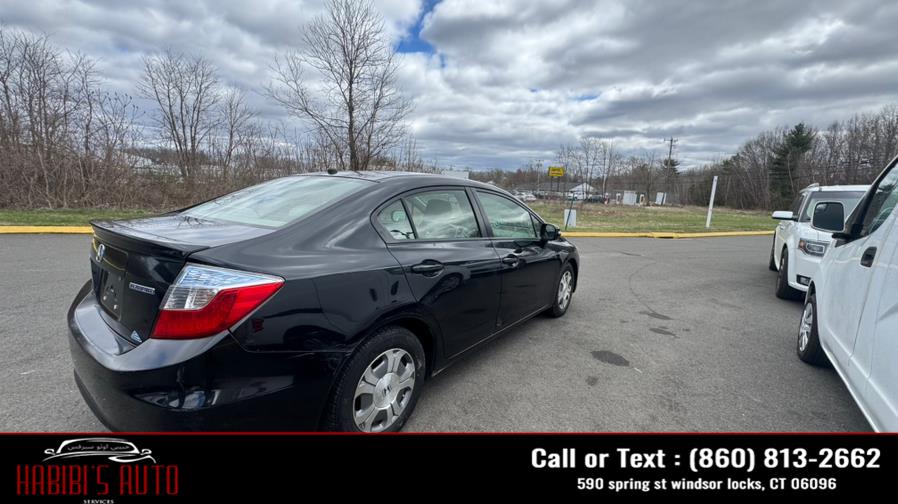 2012 Honda Civic Hybrid 4dr Sdn L4 CVT, available for sale in Windsor Locks, Connecticut | Habibis Auto Sales. Windsor Locks, Connecticut 2012 Honda Civic Hybrid 4dr Sdn L4 CVT, available for sale in Windsor Locks, Connecticut | Habibis Auto Sales. Windsor Locks, Connecticut