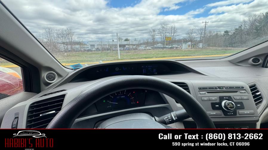 2012 Honda Civic Hybrid 4dr Sdn L4 CVT, available for sale in Windsor Locks, Connecticut | Habibis Auto Sales. Windsor Locks, Connecticut 2012 Honda Civic Hybrid 4dr Sdn L4 CVT, available for sale in Windsor Locks, Connecticut | Habibis Auto Sales. Windsor Locks, Connecticut