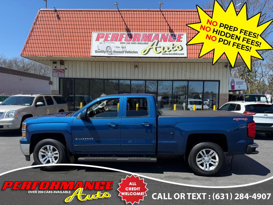 2015 Chevrolet Silverado 1500 4WD Double Cab 143.5" LT w/1LT, available for sale in Bohemia, New York | Performance Auto Inc. Bohemia, New York 2015 Chevrolet Silverado 1500 4WD Double Cab 143.5" LT w/1LT, available for sale in Bohemia, New York | Performance Auto Inc. Bohemia, New York