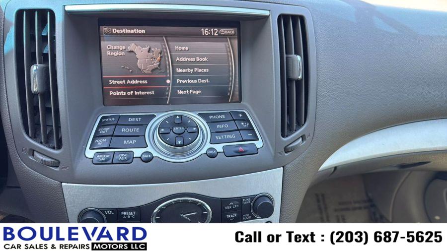 2009 Infiniti g G37x Coupe 2D, available for sale in New Haven, Connecticut | Boulevard Motors LLC. New Haven, Connecticut 2009 Infiniti g G37x Coupe 2D, available for sale in New Haven, Connecticut | Boulevard Motors LLC. New Haven, Connecticut