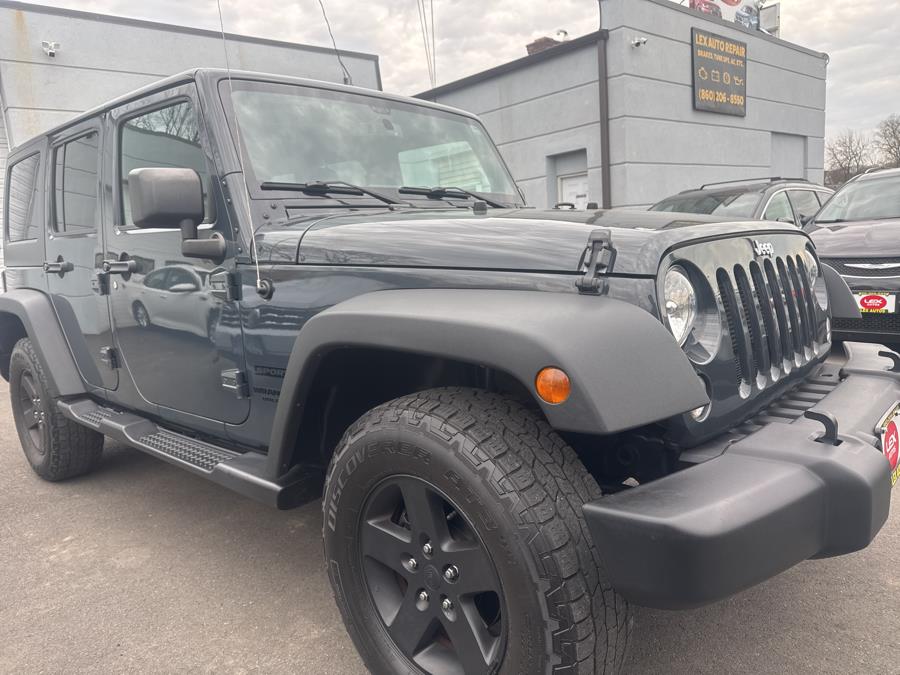 2016 Jeep Wrangler Unlimited 4WD 4dr Sport, available for sale in Hartford, Connecticut | Lex Autos LLC. Hartford, Connecticut 2016 Jeep Wrangler Unlimited 4WD 4dr Sport, available for sale in Hartford, Connecticut | Lex Autos LLC. Hartford, Connecticut