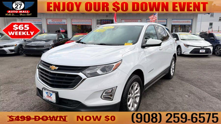 2021 Chevrolet Equinox LT Sport Utility 4D, available for sale in Linden, New Jersey | Route 27 Auto Mall. Linden, New Jersey
