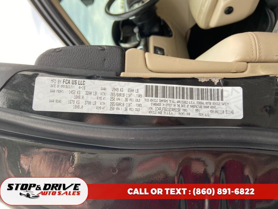 2016 Jeep Grand Cherokee 4WD 4dr Limited, available for sale in East Windsor, Connecticut | Stop & Drive Auto Sales. East Windsor, Connecticut 2016 Jeep Grand Cherokee 4WD 4dr Limited, available for sale in East Windsor, Connecticut | Stop & Drive Auto Sales. East Windsor, Connecticut